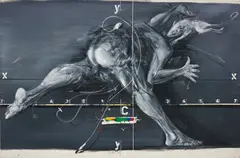 Vladimir Veličković, Le Pas, 1972, oil on canvas