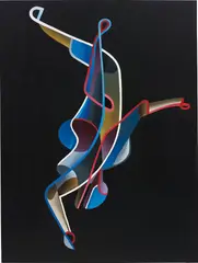 Stefano Perrone, La Caduta, 2015, oil and acrylic on canvas