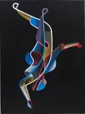 Stefano Perrone, La Caduta, 2015, oil and acrylic on canvas