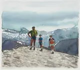 Tim Gardner, Untitled (Whaleback Summit, Yoho, 1984), 1999, watercolour on paper