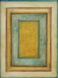 Masaaki Yamada, Work B.p, 165, 1957 - 58, oil on card
