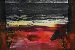 Huma Bhabha, Untitled, 2009, ink on chromogenic print