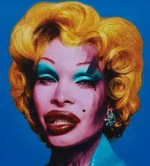 Amanda as Marilyn (Blue) by David LaChapelle, 2007, chromogenic print, offered Apr 2018