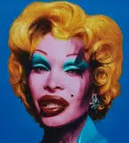 David LaChapelle, Amanda as Marilyn (Blue), 2007, chromogenic print