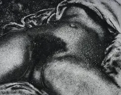 Origin of the World by Vik Muniz, 1999, silver gelatin print, sold Apr 2018