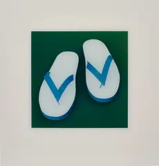 Thomas Demand, Sandalen, 1994 - 1995, chromogenic print mounted on Diasec