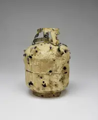 Untitled (Scrap Metal 4274) by Lucien Smith, 2013, propane canister, sold Apr 2018