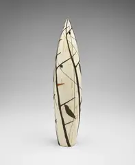 David Thorpe, Fragile Resistance, 2004, plaster and leather