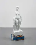 Daniel Silver, Untitled (Woman), 2010, marble, wood, plaster, paint and fabric