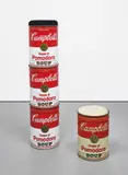 Studio Simon, Four works: (i-iv) Omaggio ad Andy Warhol, 1973, silkscreen on metal and upholstered cushion