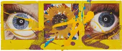 Marc Quinn, Untitled, 2009, Polaroids, oil and glitter