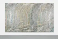 Pat Steir, Calming Waterfall, 1989, oil on canvas
