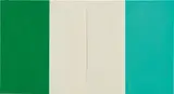 Blinky Palermo, Wooster Street, 1975, acrylic on aluminium, in 2 parts