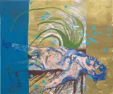 Martin Kippenberger, Ohne Titel (aus der Serie Das Floß der Medusa), 1996, oil on canvas