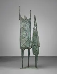 R.A. Lynn Chadwick, Teddy Boy and Girl II, 1957, bronze