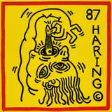 Keith Haring, Untitled (Knokke #3), oil on canvas