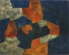 Composition abstraite by Serge Poliakoff, 1959, oil on canvas, sold Jun 2018