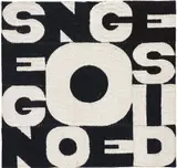 Segno e Disegno by Alighiero Boetti, 1979, embroidery mounted on panel, sold Jun 2018