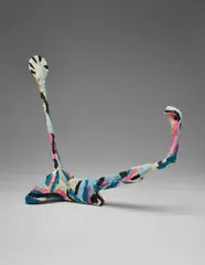 Passstück by Franz West, 1982, metal, wood, paint and gauze, sold Jun 2018