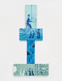 David Hockney, The Emperor's Search for the Nightingale, 1983, oil on canvas, in 4 parts