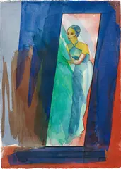Untitled by Allen Jones, 1982, pencil and watercolour on paper, offered Jun 2018