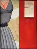 Allen Jones, Please Don’t Forget To, 1973, oil and collage on canvas