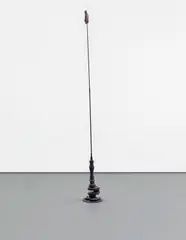 Takis, Signal, 1975, iron and found objects