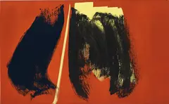 Hans Hartung, T 1983-E45, 1983, acrylic on canvas