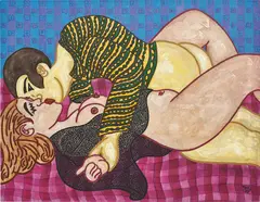 William Copley, The Conformist, 1973, acrylic on canvas