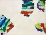 Sam Francis, Los Angeles, 1970, gouache on paper