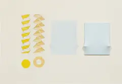 Progetto by Agostino Bonalumi, 1971, mixed media on paper, offered Jun 2018