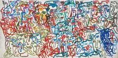 Sandro Chia, Volti, 2007, tempera on plaster laid on Hexalite