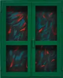 Finestra by Tano Festa, 1985, enamel and acrylic on wood, offered Jun 2018