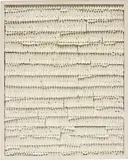 Jan Schoonhoven, Modulated ridges, 1965, painted cardboard, in artist's frame