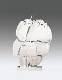 Pietro Consagra, Ferro trasparente bianco V, 1966, painted iron