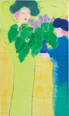 Untitled by Walasse Ting, 1975, watercolour on rice paper, sold Jun 2018