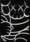 Kaws, Running Chum - Bus Stop, 2001, acrylic on 850 gsm Arches paper, framed in rebuild Bus Stop Lightbox