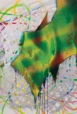 Untitled by Katharina Grosse, 2009, acrylic on canvas, sold Jun 2018