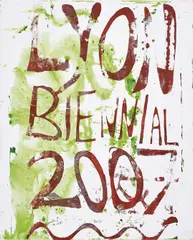 Josh Smith, Untitled (JS07451), 2007, acrylic and screenprint on canvas