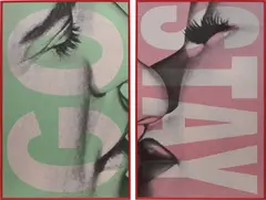 Stay/Go by Barbara Kruger, 2007, chromogenic print, diptych, in artist's frames, offered Jun 2018