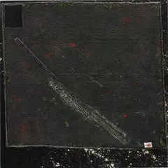 Sterling Ruby, BC (4186), 2013, collage, paint, bleach, glue and fabric on wood
