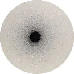 Tambour 23 by Latifa Echakhch, 2013, black indian ink on canvas, sold Jun 2018