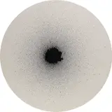 Latifa Echakhch, Tambour 23, 2013, black indian ink on canvas
