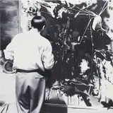 Marcin Maciejowski, Tadeusz Kantor przy Powstającym Obrazie Informel, 2007, oil on canvas