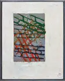 Markus Lüpertz, Gitterbild, 1999, oil on canvas, in artist's frame