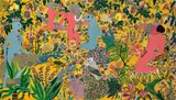 Raqib Shaw, After the Garden of Earthly Delights - Hieronymus Bosch, 2002, acrylic, enamel, rhinestones and glitter on panel