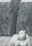 Paul Noble, Quarry N, 1997, pencil on paper