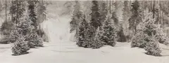 Snowscape (8) by Hans Op de Beeck, 2017, watercolour on paper, sold Jun 2018