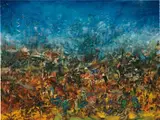 Ali Banisadr, Nowhere, 2010, oil on linen