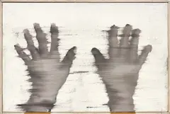 Gerhard Richter, Hände, 1963, oil on canvas, in artist's frame